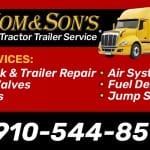 mom and sons tractor trailer service